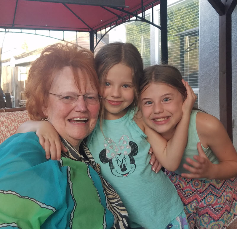 Gram with the girls
